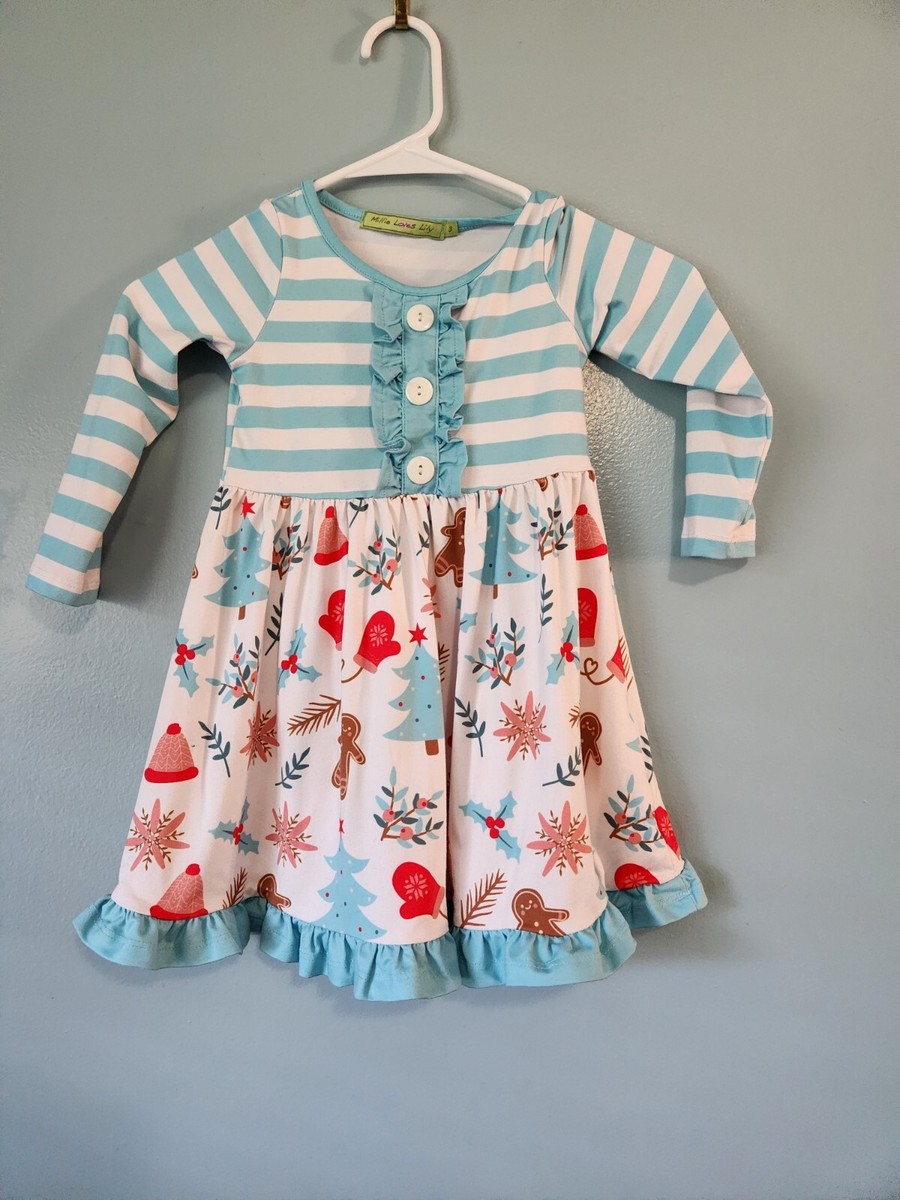 Girl's Millie Loves Lily Christmas Dress Size 3