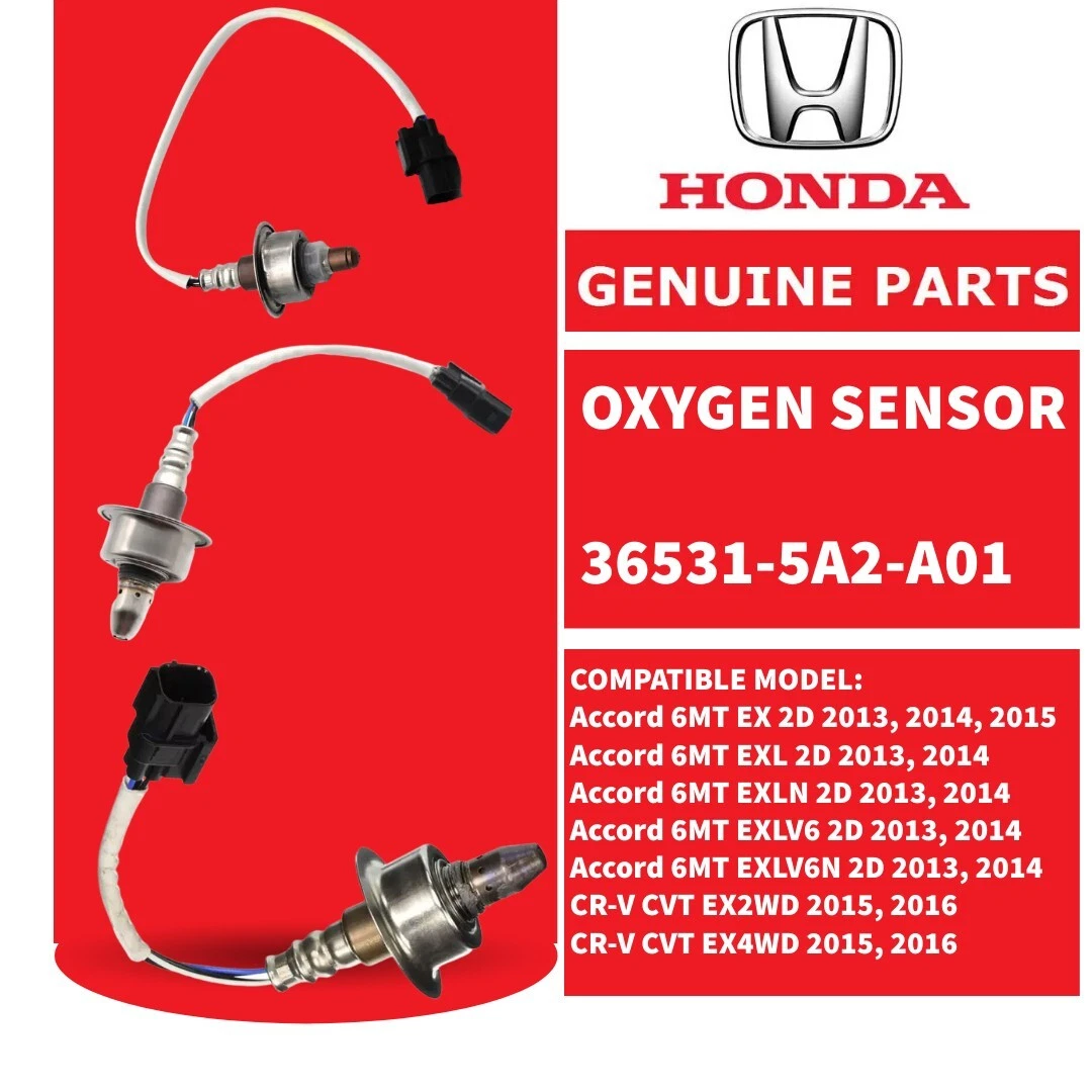 Juego De 2 Sensores De Oxígeno O2 Para Honda CR-V 1997-2001 - Sensor Upstream Y Downstream, Garantía 2 Años