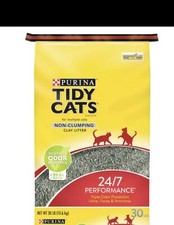 Purina Tidy Cats Non Clumping Cat Litter, 24/7 Performance Multi Cat Litter, 30
