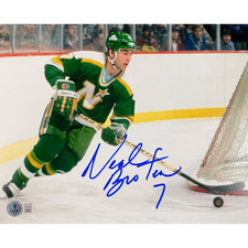 Neal Broten Autographed North Stars 8x10 Photo Beckett