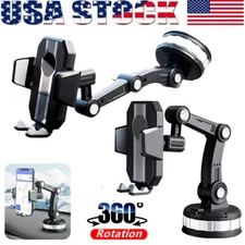 360° Universal Car Truck Mount Cell Phone Holder Stand for Dashboard Windshield