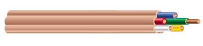250' 18/6 Solid Copper Plenum Thermostat Cable PVC Jacket 150V