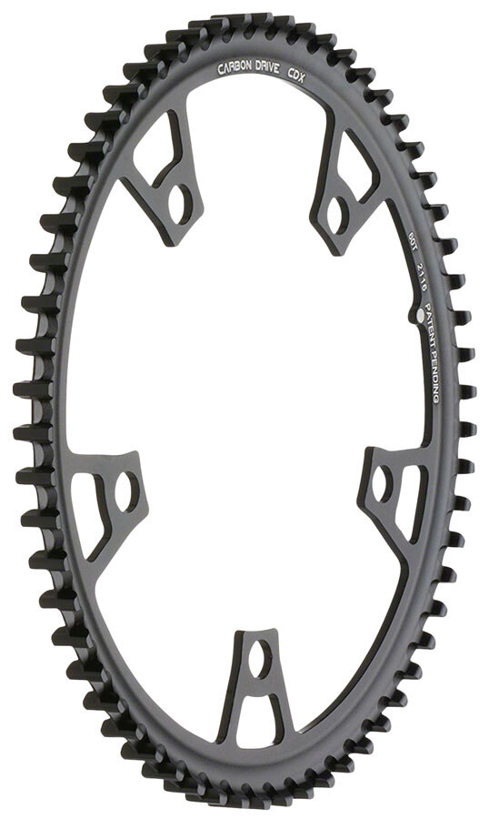 Переднее ременное приводное кольцо Gates Carbon Drive CDX CenterTrack 70 т 5 болтов 130 мм BC 26790₽