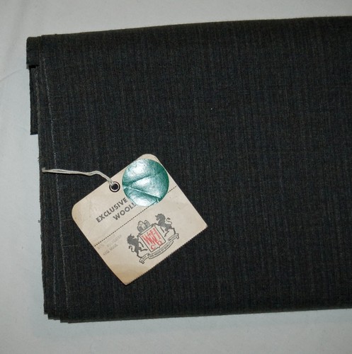 FABRIC 100% ENGLISH WOOL W.H. Collins Made in England 3,6 Yard 60" x 132" - Picture 7 of 8