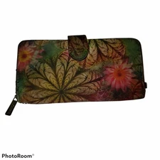 Loveshe women wallet Purse credit card clutch zip around 