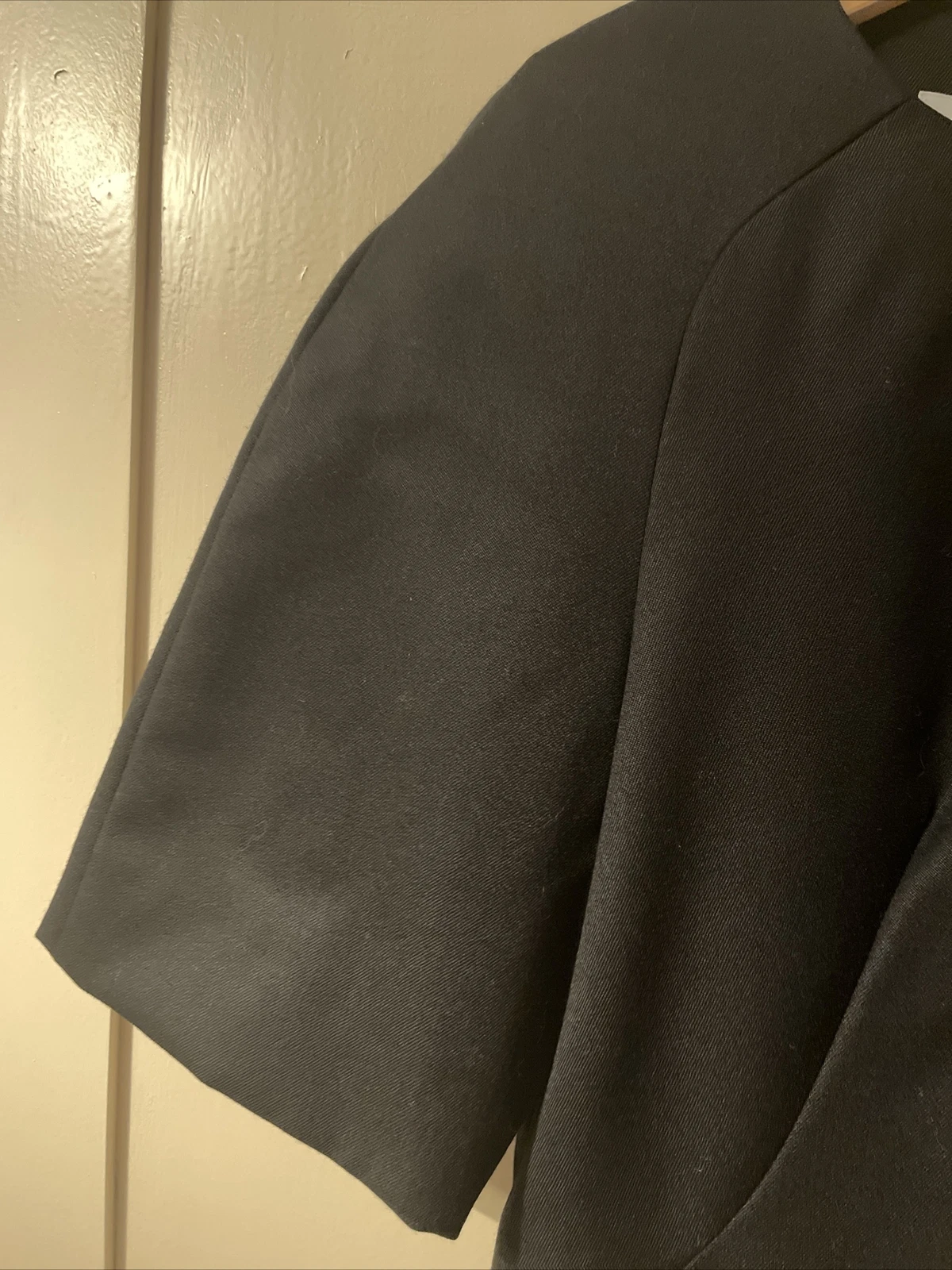 Abito midi MOSCHINO nero a tubino IT42 UK10 di design