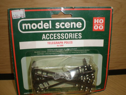 Postes telegráficos calibre OO/HO escena modelo Peco #5080 - nuevos en paquete | Zustand: New