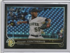 2022 Topps Chrome Ben Baller Roansy Contreras Rookie RC Refractor #53 - Pirates