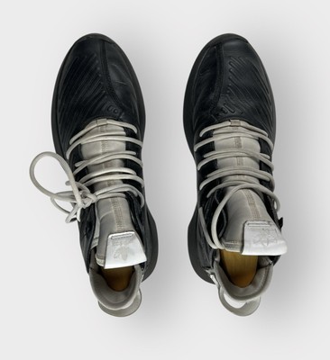 adidas Crazy 1 Adv Black White Athletic Shoes Men display picture 2