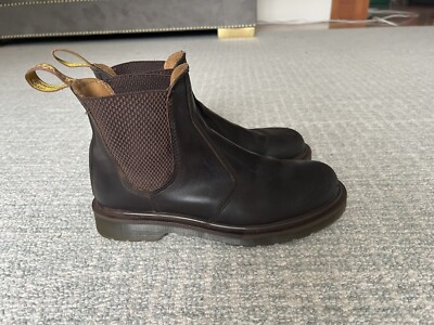 Dr Martens 2976 Chelsea Boots Crazy Horse Brown Leather Men's Size
