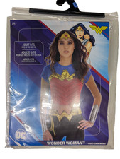 Wonder Woman Adult 6 Piece Costume Adult L/XL NEW - 6 piece super hero