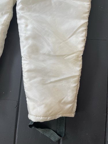 RARE Vintage Coleman Boulder Parts Corp Snow Suit Full Body Suit Retro White - Picture 7 of 18