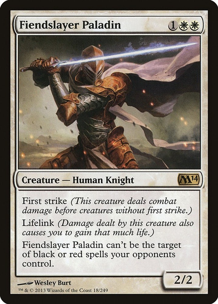 Fiendslayer Paladin Magic 2014 (M14) MTG 18 MP