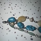 Turquoise Green Jasper Three Strand Bracelet  — photo 9