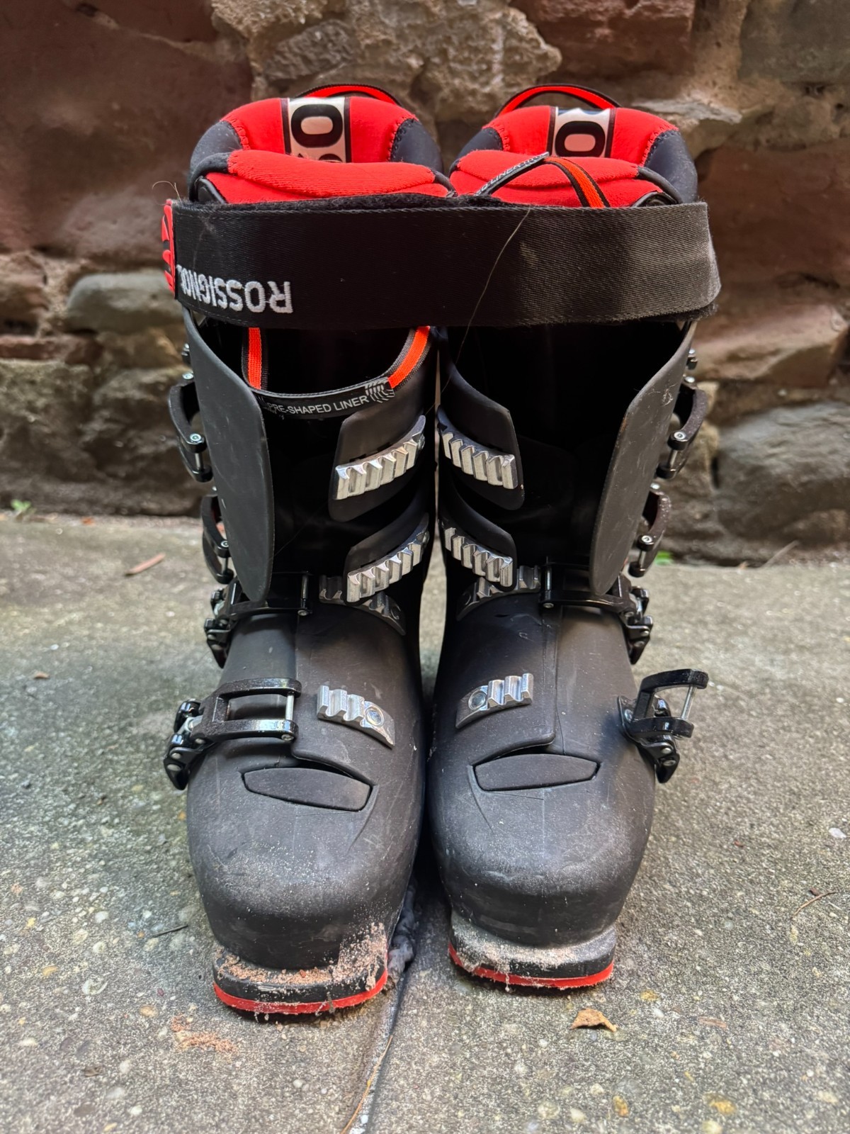 Rossignol Allspeed 120 Good Condition Mens Size 27.5 Red and Black