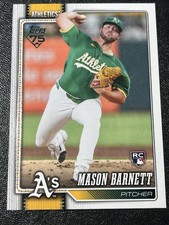 Mason Barnett 2026 Topps Series 1 #273 Athletics RC
