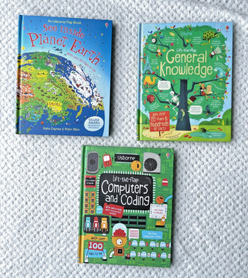 3 X Usborne Children's See Inside Lift The Flap Books Bundle Planet Earth