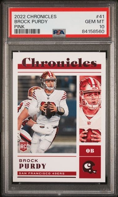 Brock Purdy Panini Chronicles #41 Pink