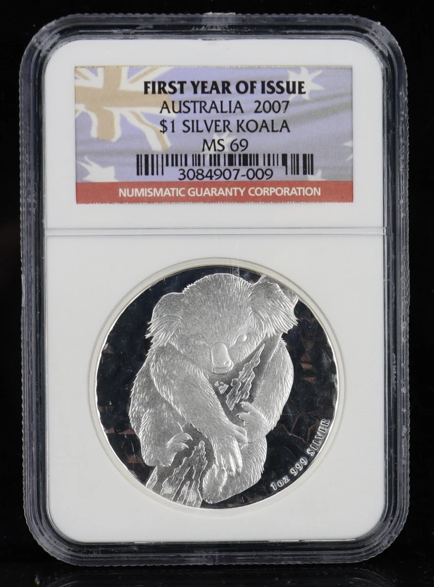 Australian Koala MS 69 Graded 1 oz Precious Metal Content per Unit