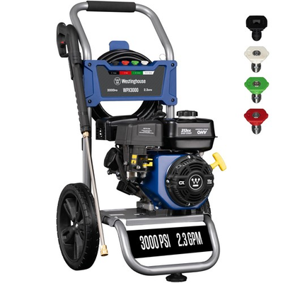 #ad #ad WESTINGHOUSE WPX3000 GAS PRESSURE WASHER 3000 PSI AND 2.3 GPM BLUE $310.32