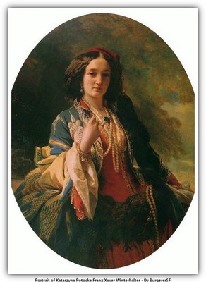 Portrait of Katarzyna Potocka Franz Xaver Winterhalter