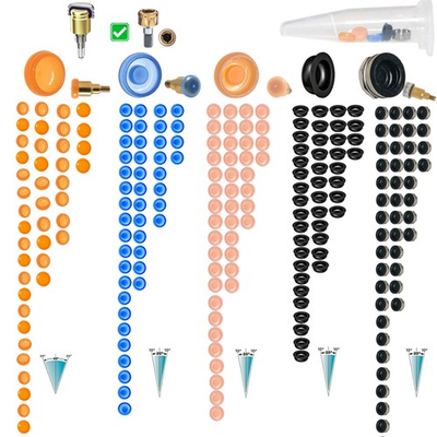 #ad US Dental Overdenture Locator Abutment Implant Retention Cap Standard Inserts $144.89