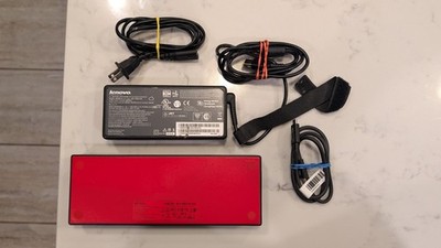 Lenovo ThinkPad Thunderbolt 3 Dock 40AC Dual 4K with 135W Power Adapter