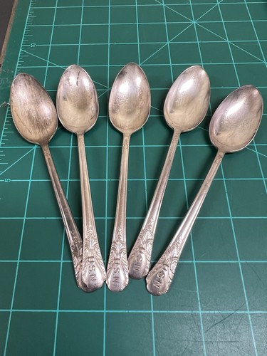 USN Tray, Salt & Pepper, 11 Small Spoons And 4 Large Spoons - Picture 11 of 16