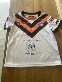 York City Knights Rugby League Kids Training Top Size 8 Great Condition