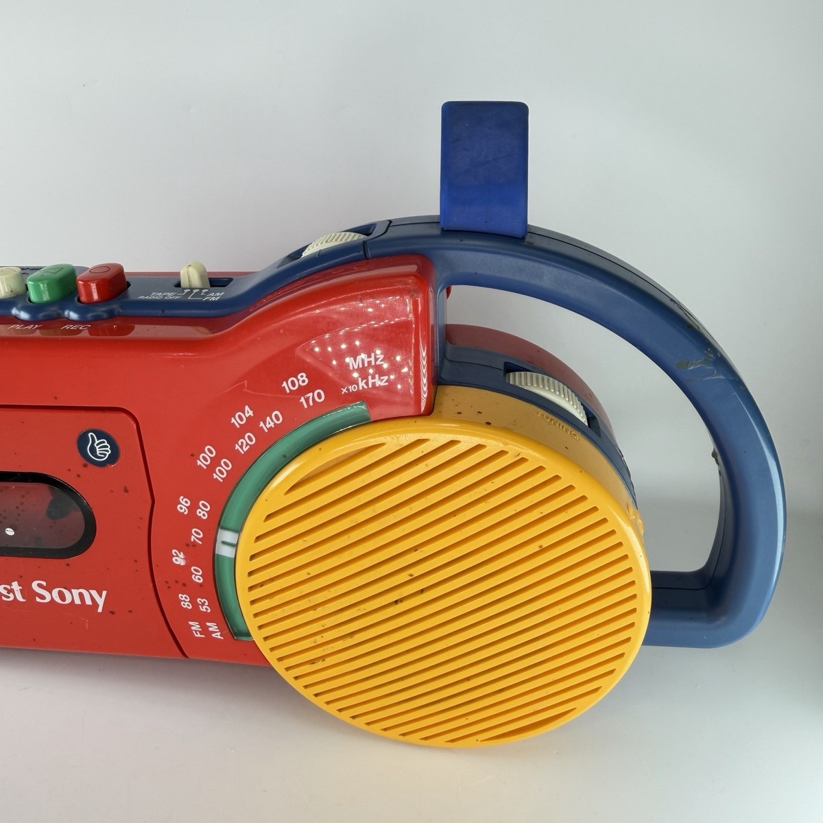 My First Sony CFM-2500 AM FM Radio Cassette Tape Player Untested My First Sony CFM-2500 AM FM Radio Cassette Tape Player Untested
