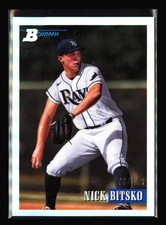 2021 Bowman Heritage #174 Nick Bitsko Chrome Prospects Refractor #/199