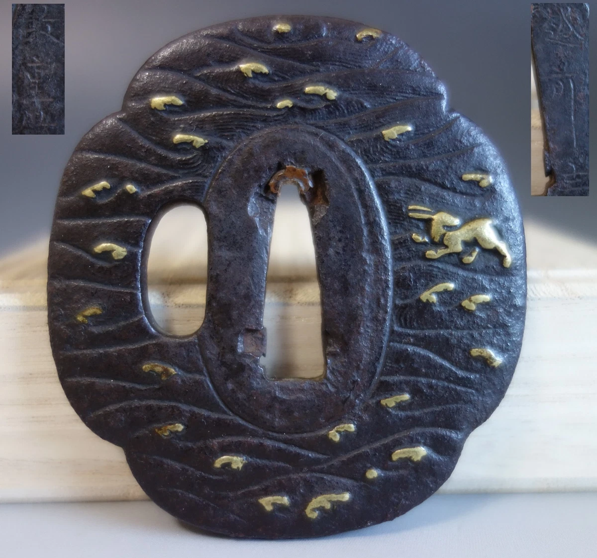 古董日本刀镡| eBay