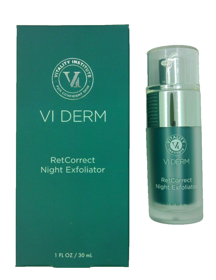 Vi Derm RetCorrect Night Exfoliator 1 fl oz/30 ml NIB AUTH*
