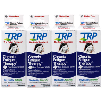 4 Pack - TRP The Relief Products Chronic Fatigue Therapy, 70 count