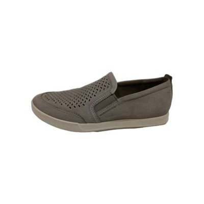 Men's ECCO Tan Open Weave Loafer Shoe Slip On Danish Design Sz 8