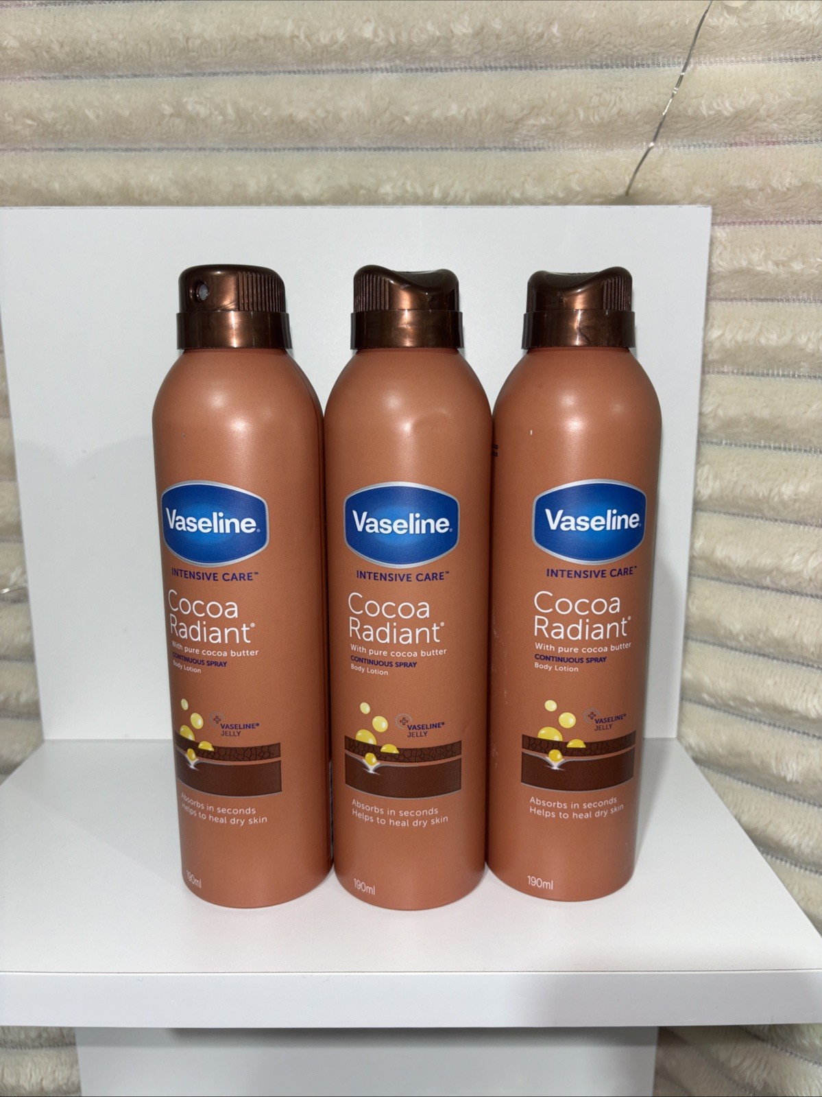 With Pure Cocoa Butter