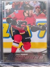 Emile Poirier 2015-16 Young Guns Rookie  Card. rookie card picture