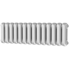 UK Radiators 300mm High x 993mm Wide 2 Column White Traditional Heater 1764 btus