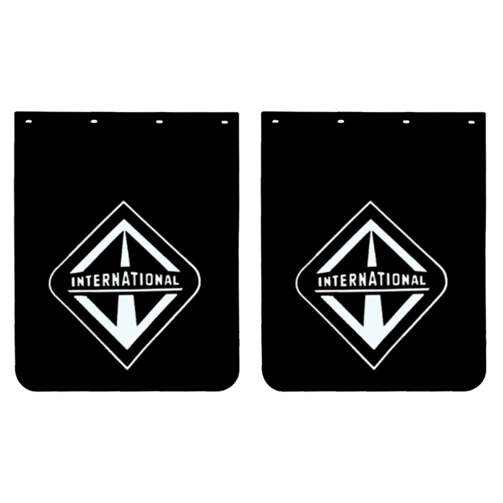 Heavy Duty Polymer Mud Flaps 24x30 for Semi Truck Trailer Anti-Splash 30MFBK-INT