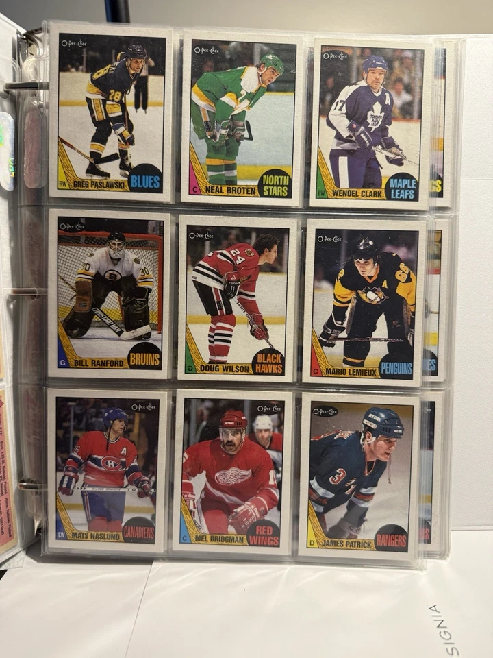 1987-88 OPC O-Pee-Chee Hockey Card High Grade set NrMt/Mt Robitaille Gretzky Roy - Image 2 of 4
