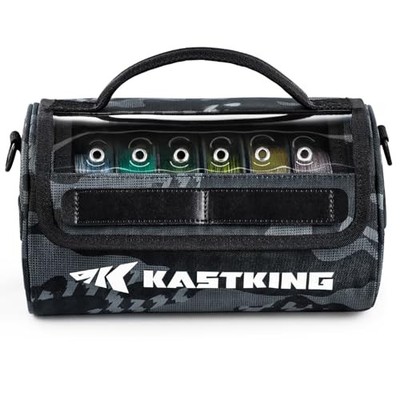  BaitSpace Line Management Bag, Fishing Line Storage Bag with D: Black-Large