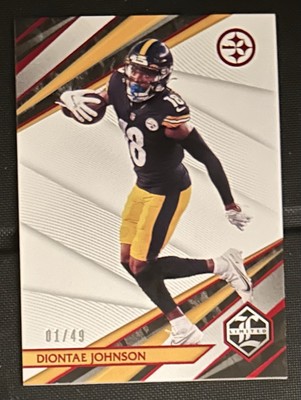 2021 Panini Limited Spotlight Ruby 01/49 Diontae Johnson #94 Steelers