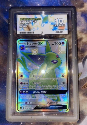 ✨Espeon GX SV60/SV94 Hidden Fates - Ace 10 (Perfect Subs) w Grail Guard✨