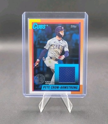 2025 Topps Series 1 1990 Topps Relic Blue 106/150 Pete Crow-Armstrong #T90R-PC