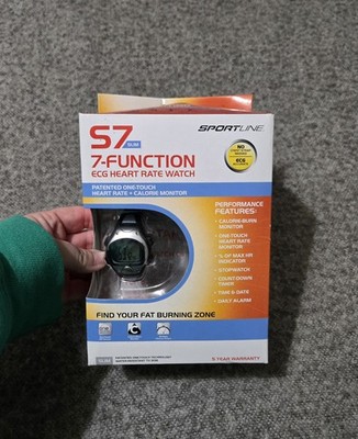 New S7 7-Function ECG Heart Rate Watch & Monitor + Calorie Monitor By Sportline