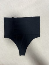 Black Women Waist Cincher Girdle Tummy Control Thong Panty Slimmer Body Shaper S