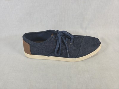 Toms men’s  light blue canvas shoes size 9.5 Mens Alp Fwd Light Blue Twill Espadrille – TOMS.com main image 4