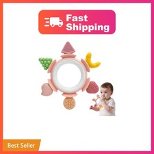 Baby Teething Toys for Babies 3-12 Months, Silicone Teething Rings for Babies...