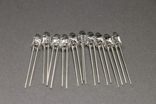 10pc Siemens 5mm Orange Amber LEDs Q62703-Q3629 Clear T1-3/4 Radial NOS Malaysia