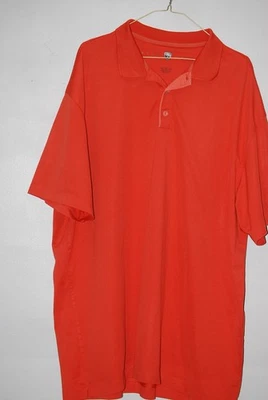 Nike Golf Dri Fit 3 Button Polo 3XL Orange - Image 1 of 3
